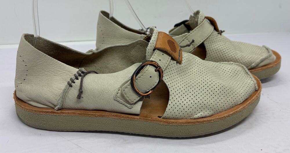 Satorisan Leather Benirras Perforated Tan Handmade Mary Janes NWOT 38 EU 7.5